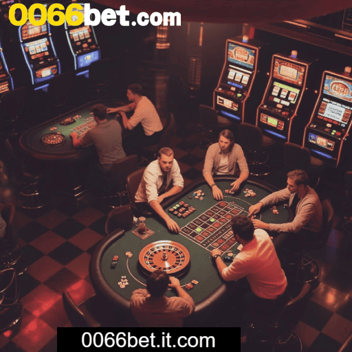 Imagem promocional do cassino online da 0066BET mostrando jogos ao vivo